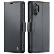 For Samsung Galaxy A32 5G / M32 5G CaseMe 023 Butterfly Buckle Litchi Texture RFID Anti-theft Leather Phone Case(Black)