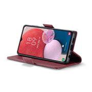 For Samsung Galaxy A13 4G/5G/A04s/A04/M13 5G CaseMe 023 Butterfly Buckle Litchi Texture RFID Anti-theft Leather Phone Case(Wine Red)