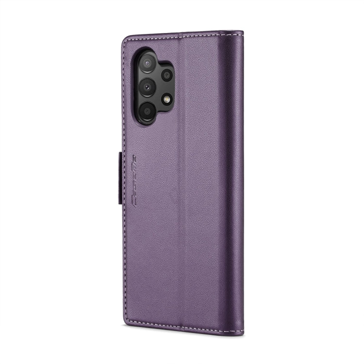 For Samsung Galaxy A13 4G/5G/A04s/A04/M13 5G CaseMe 023 Butterfly Buckle Litchi Texture RFID Anti-theft Leather Phone Case(Pearly Purple) - free shipping - PMC Jewellery - Order now!