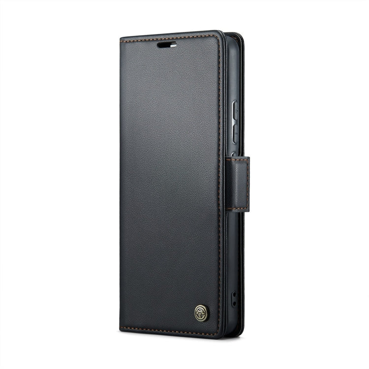 For Samsung Galaxy A72 CaseMe 023 Butterfly Buckle Litchi Texture RFID Anti-theft Leather Phone Case(Black) - Galaxy Phone Cases by CaseMe | Online Shopping South Africa | PMC Jewellery | Buy Now Pay Later Mobicred