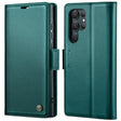 For Samsung Galaxy S24 Ultra CaseMe 023 Butterfly Buckle Litchi Texture RFID Anti-theft Leather Phone Case(Pearly Blue) - free shipping - PMC TechLife - Order now!