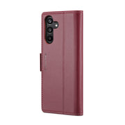 For Samsung Galaxy A15 4G/5G CaseMe 023 Butterfly Buckle Litchi Texture RFID Anti-theft Leather Phone Case(Wine Red)