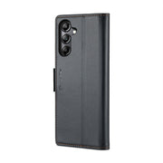 For Samsung Galaxy A05s CaseMe 023 Butterfly Buckle Litchi Texture RFID Anti-theft Leather Phone Case(Black)