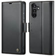 For Samsung Galaxy A25 5G CaseMe 023 Butterfly Buckle Litchi Texture RFID Anti-theft Leather Phone Case(Black) - Galaxy Phone Cases by CaseMe | Online Shopping South Africa | PMC Jewellery | Buy Now Pay Later Mobicred