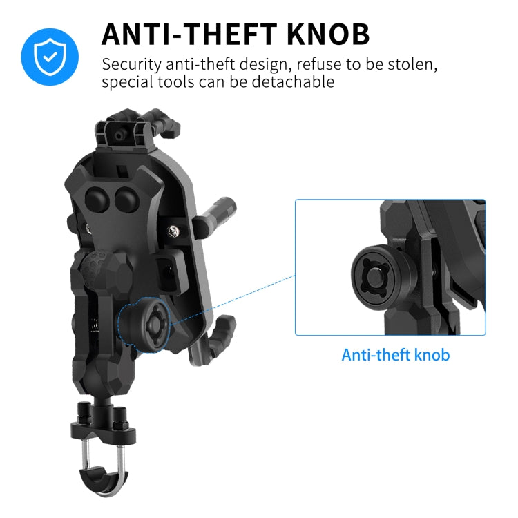 WUPP CS-1848A2 Motorcycle Shock Absorption Riding Phone Holder, Style:Handlebars - free shipping - PMC Jewellery - Order now!