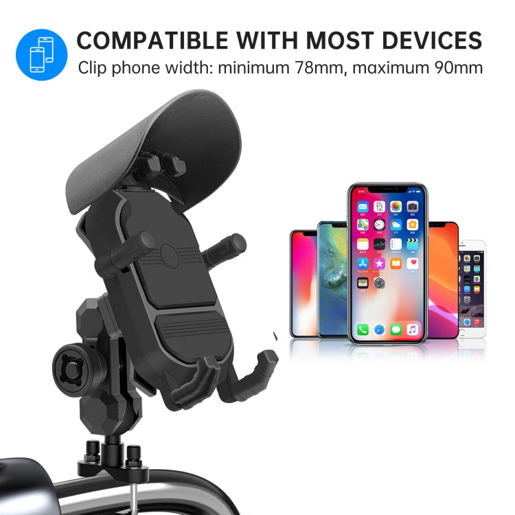WUPP CS-1848A2 Motorcycle Shock Absorption Riding Phone Holder, Style:Handlebars - free shipping - PMC Jewellery - Order now!