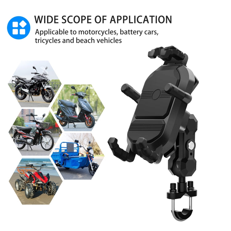 WUPP CS-1848A2 Motorcycle Shock Absorption Riding Phone Holder, Style:Handlebars - free shipping - PMC Jewellery - Order now!