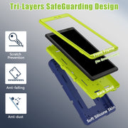 For TCL Tab 8 LE / WiFi Contrast Color Silicone Hybrid PC Tablet Case with Holder(Navy Blue Olivine)