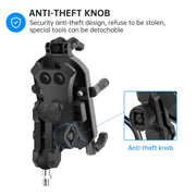 WUPP ZH-1848A2 Motorcycle Shock Absorption Riding Phone Navigation Holder, Style:M10 Ball Joint