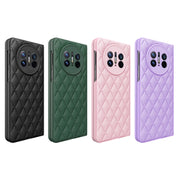For Huawei Mate X3 Diamond Lattice Integrated Leather Phone Case(Green)