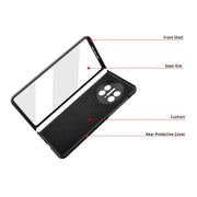 For Huawei Mate X3 Diamond Lattice Integrated Leather Phone Case(Black)