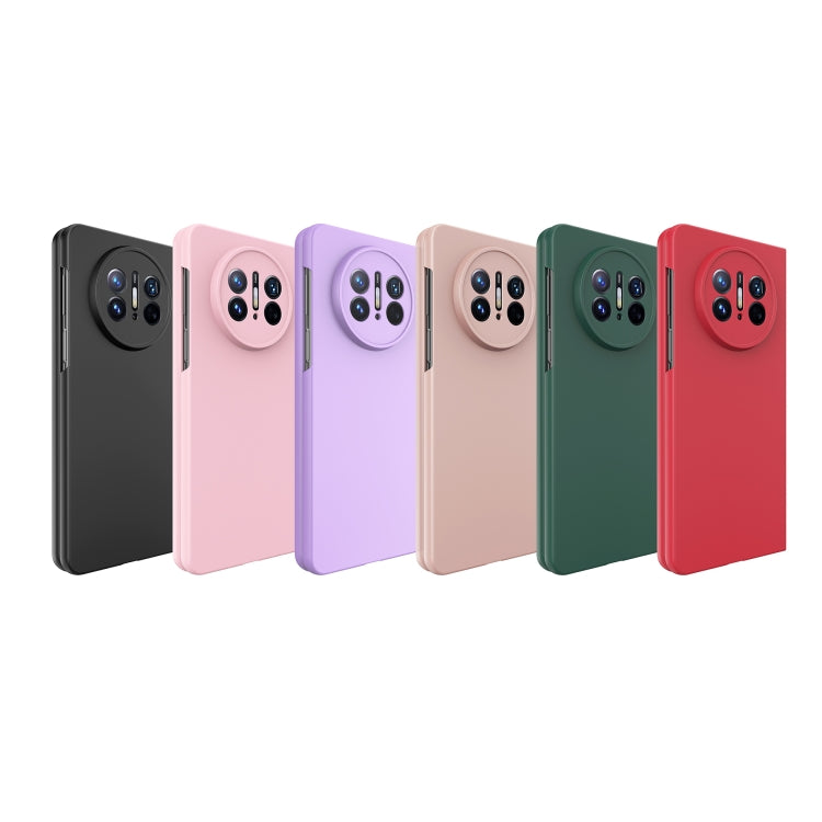 For Huawei Mate X3 Oil-sprayed Integrated Phone Case(Purple)