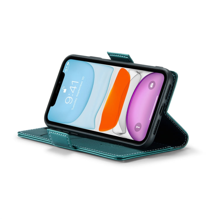 For iPhone 11 CaseMe 023 Butterfly Buckle Litchi Texture RFID Anti-theft Leather Phone Case(Pearly Blue) - iPhone 11 Cases by CaseMe | Online Shopping South Africa | PMC TechLife | Buy Now Pay Later Mobicred