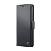 For Xiaomi 13T/13T Pro CaseMe 023 Butterfly Buckle Litchi Texture RFID Anti-theft Leather Phone Case(Black)