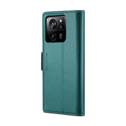 For Xiaomi 13T/13T Pro CaseMe 023 Butterfly Buckle Litchi Texture RFID Anti-theft Leather Phone Case(Pearly Blue)