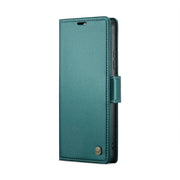 For Xiaomi 14 Pro CaseMe 023 Butterfly Buckle Litchi Texture RFID Anti-theft Leather Phone Case(Pearly Blue)