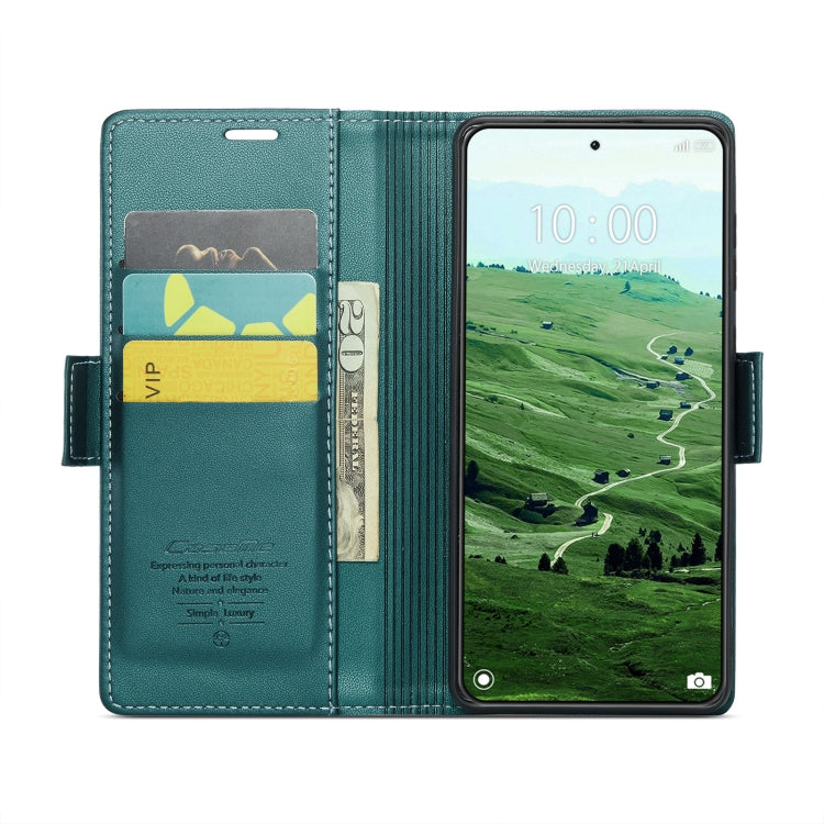 For Xiaomi 14 Pro CaseMe 023 Butterfly Buckle Litchi Texture RFID Anti-theft Leather Phone Case(Pearly Blue)