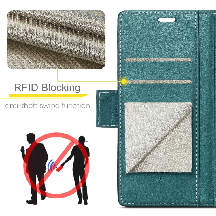 For Xiaomi 14 Pro CaseMe 023 Butterfly Buckle Litchi Texture RFID Anti-theft Leather Phone Case(Pearly Blue) - free shipping - PMC Jewellery - Order now!