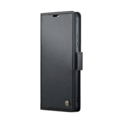 For Xiaomi 14 CaseMe 023 Butterfly Buckle Litchi Texture RFID Anti-theft Leather Phone Case(Black)