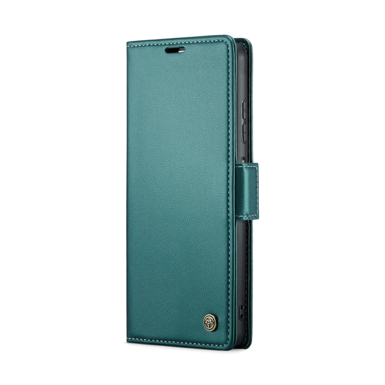 For Xiaomi Redmi Note 13 5G CaseMe 023 Butterfly Buckle Litchi Texture RFID Anti-theft Leather Phone Case(Pearly Blue)