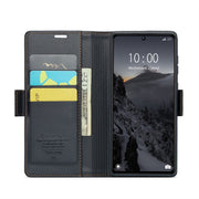 For Xiaomi Redmi Note 13 Pro 5G CaseMe 023 Butterfly Buckle Litchi Texture RFID Anti-theft Leather Phone Case(Black)