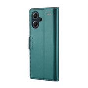 For Xiaomi Redmi Note 13 Pro+ 5G CaseMe 023 Butterfly Buckle Litchi Texture RFID Anti-theft Leather Phone Case(Pearly Blue)