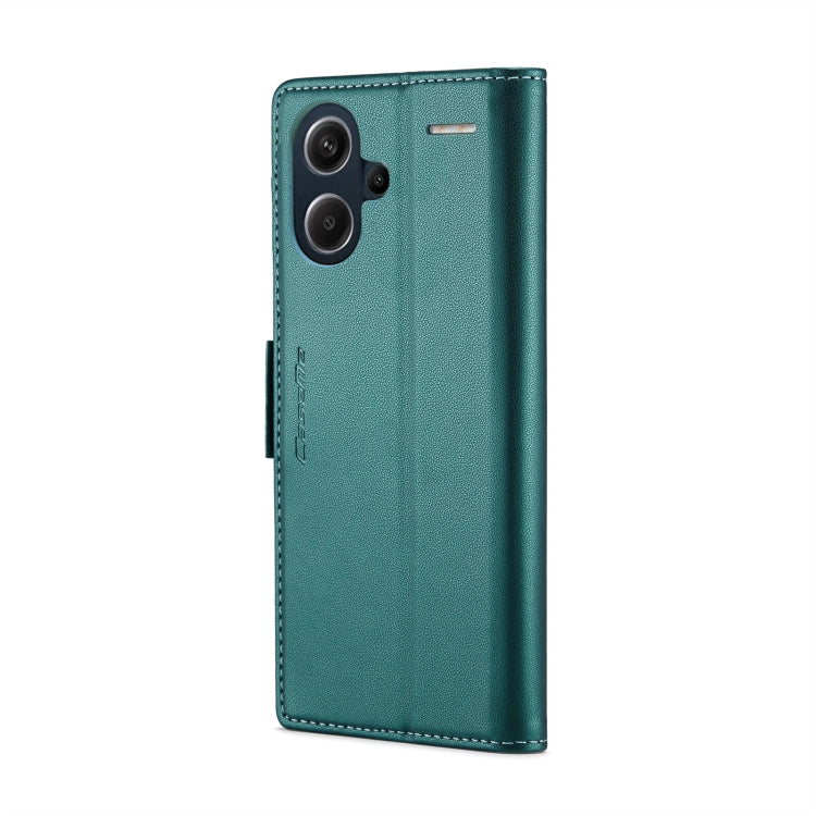 For Xiaomi Redmi Note 13 Pro+ 5G CaseMe 023 Butterfly Buckle Litchi Texture RFID Anti-theft Leather Phone Case(Pearly Blue)
