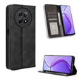 For Realme 12 / 12X 5G Magnetic Buckle Retro Texture Leather Phone Case(Black) - Realme Cases by PMC TechLife | Online Shopping South Africa | PMC TechLife | Buy Now Pay Later Mobicred