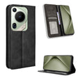 For Huawei Pura 70 Pro / 70 Pro+ Magnetic Buckle Retro Texture Leather Phone Case(Black) - Huawei Cases by PMC Jewellery | Online Shopping South Africa | PMC Jewellery | Buy Now Pay Later Mobicred