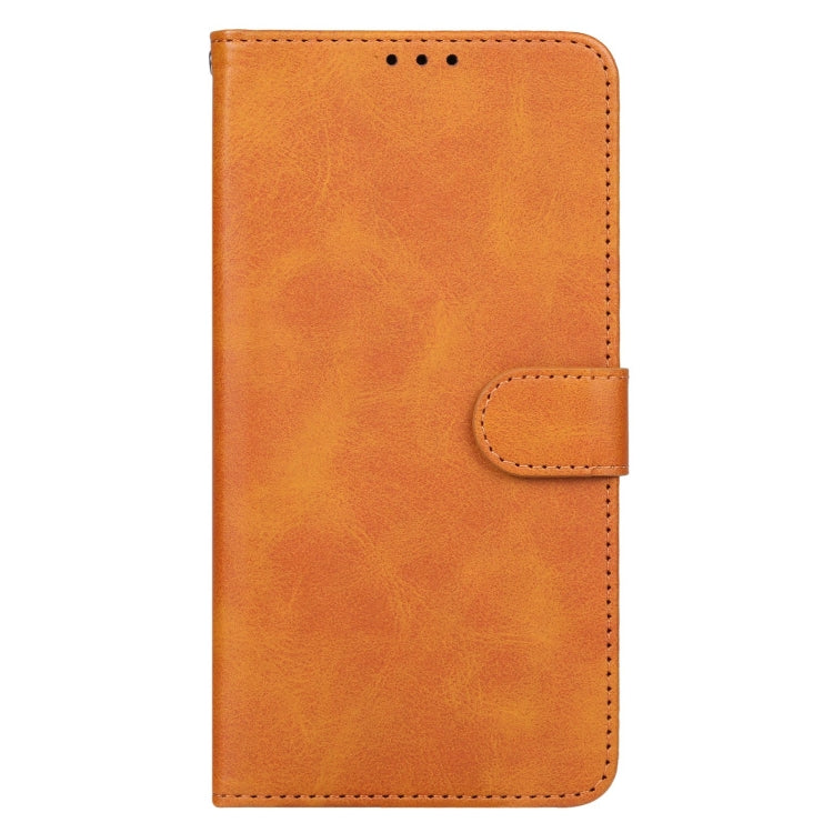 For Motorola Edge 50 Pro Leather Phone Case(Brown)