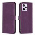 For Xiaomi Redmi Note 12 Pro Global Plaid Embossed Leather Phone Case(Purple) - free shipping - PMC TechLife - Order now!