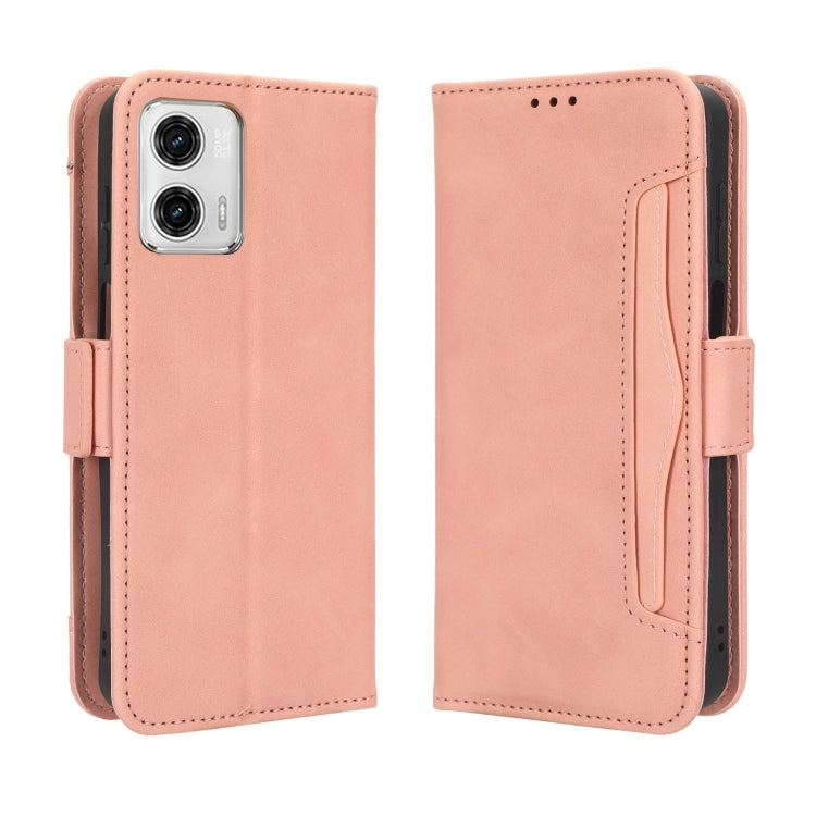 For Motorola Moto G 5G 2023 Skin Feel Calf Texture Card Slots Leather Phone Case(Pink) - free shipping - PMC TechLife - Order now!