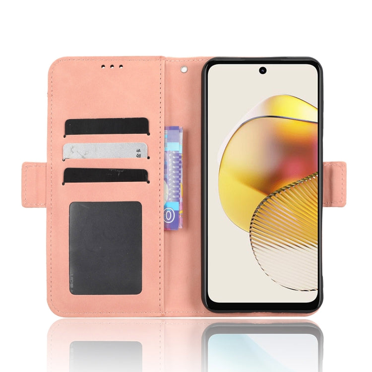 For Motorola Moto G 5G 2023 Skin Feel Calf Texture Card Slots Leather Phone Case(Pink) - free shipping - PMC TechLife - Order now!
