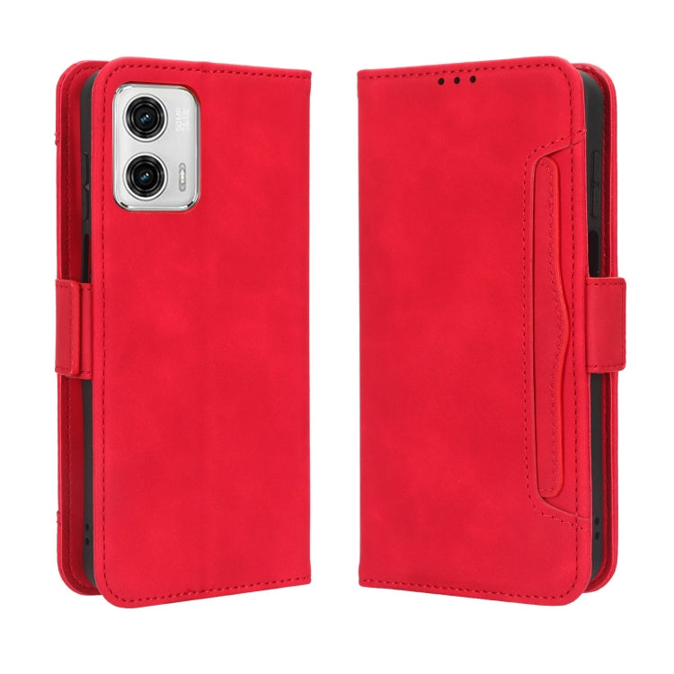 For Motorola Moto G 5G 2023 Skin Feel Calf Texture Card Slots Leather Phone Case(Red) - free shipping - PMC TechLife - Order now!