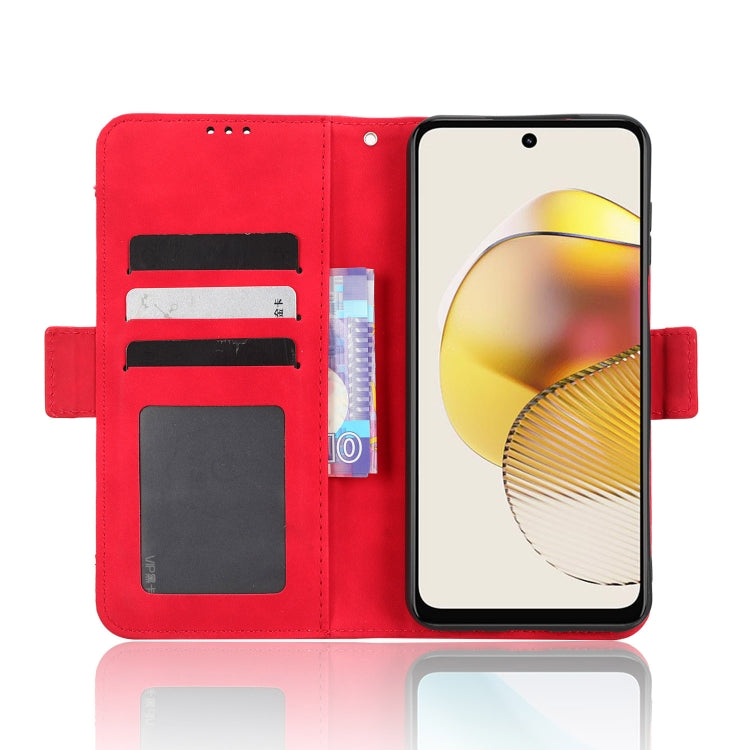 For Motorola Moto G 5G 2023 Skin Feel Calf Texture Card Slots Leather Phone Case(Red) - free shipping - PMC TechLife - Order now!