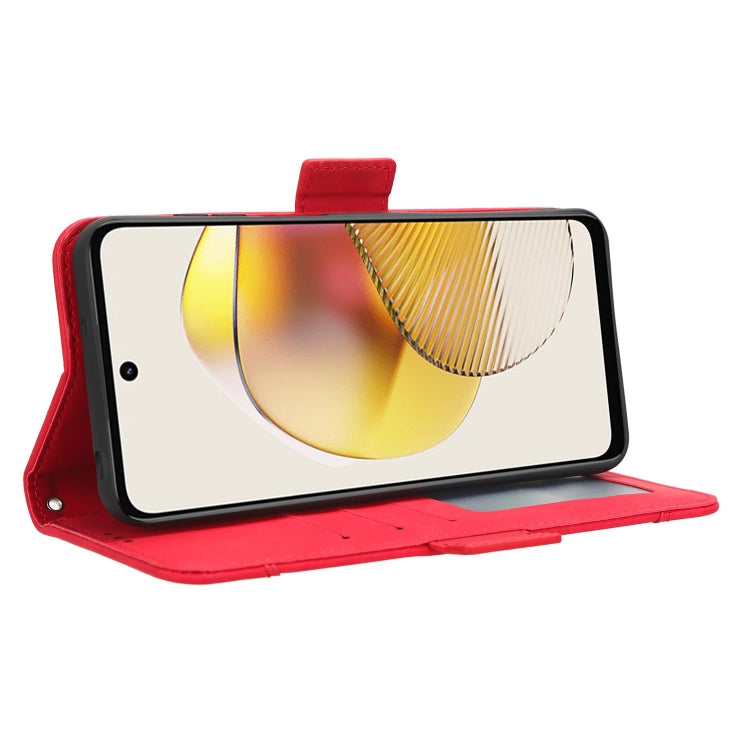 For Motorola Moto G 5G 2023 Skin Feel Calf Texture Card Slots Leather Phone Case(Red) - free shipping - PMC TechLife - Order now!