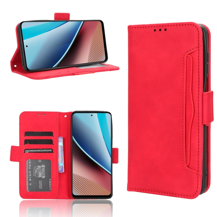 For Motorola Moto G Stylus 5G 2023 Skin Feel Calf Texture Card Slots Leather Phone Case(Red) - Motorola Cases by PMC TechLife | Online Shopping South Africa | PMC TechLife | Buy Now Pay Later Mobicred