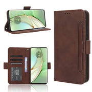 For Motorola Edge 40 Skin Feel Calf Texture Card Slots Leather Phone Case(Brown)