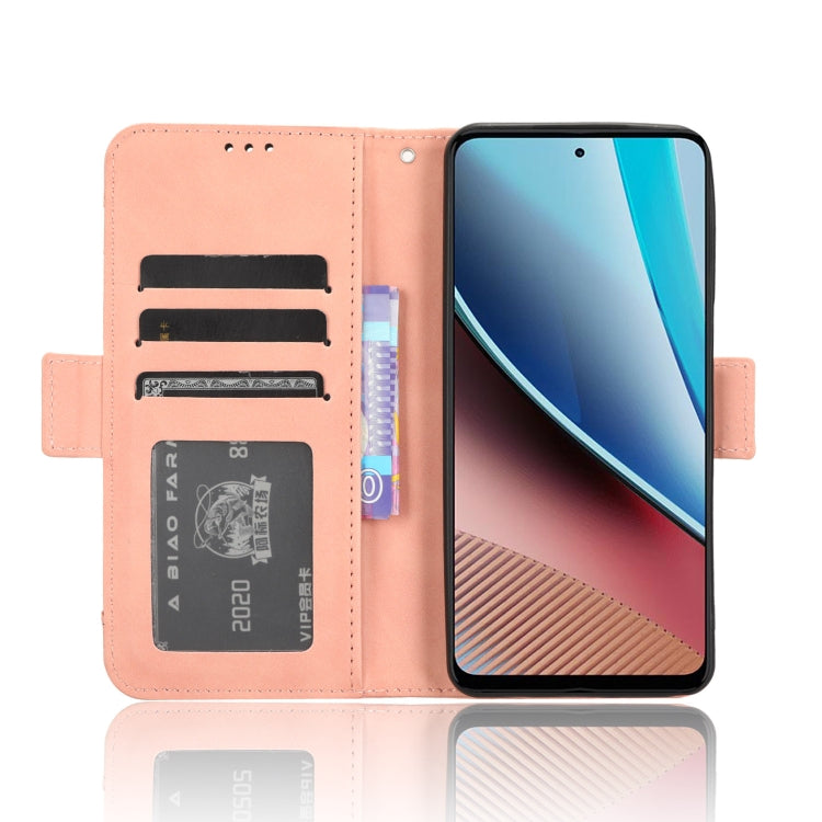For Motorola Moto G Stylus 4G 2023 Skin Feel Calf Texture Card Slots Leather Phone Case(Pink) - Motorola Cases by PMC TechLife | Online Shopping South Africa | PMC TechLife | Buy Now Pay Later Mobicred