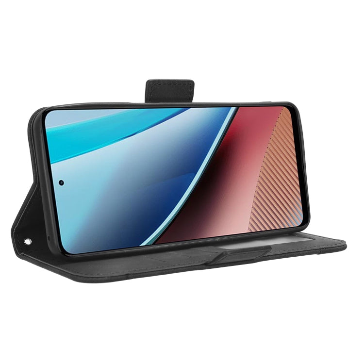 For Motorola Moto G Stylus 4G 2023 Skin Feel Calf Texture Card Slots Leather Phone Case(Black) - Motorola Cases by PMC TechLife | Online Shopping South Africa | PMC TechLife | Buy Now Pay Later Mobicred