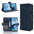 For Motorola Moto G14 4G Skin Feel Calf Texture Card Slots Leather Phone Case(Blue) - free shipping - PMC TechLife - Order now!