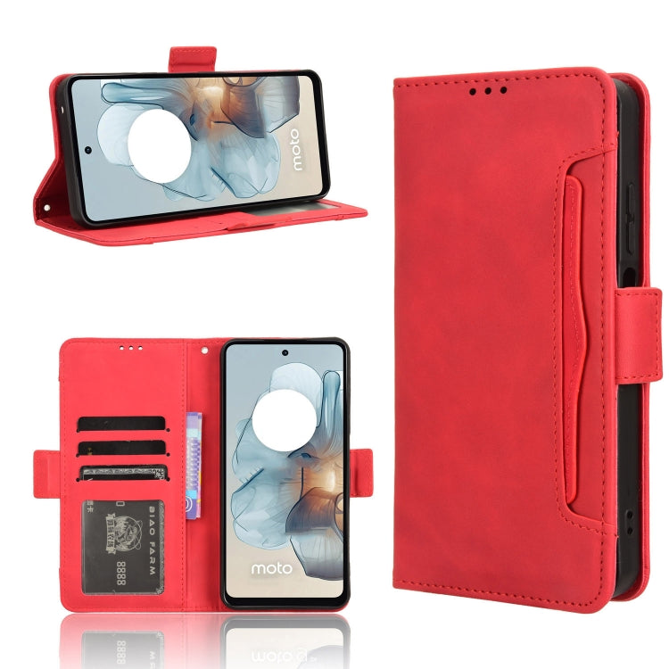 For Motorola Moto G Power 5G 2024 Skin Feel Calf Texture Card Slots Leather Phone Case(Red) - free shipping - PMC TechLife - Order now!