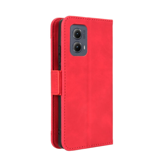 For Motorola Edge 2024 5G Skin Feel Calf Texture Card Slots Leather Phone Case(Red)