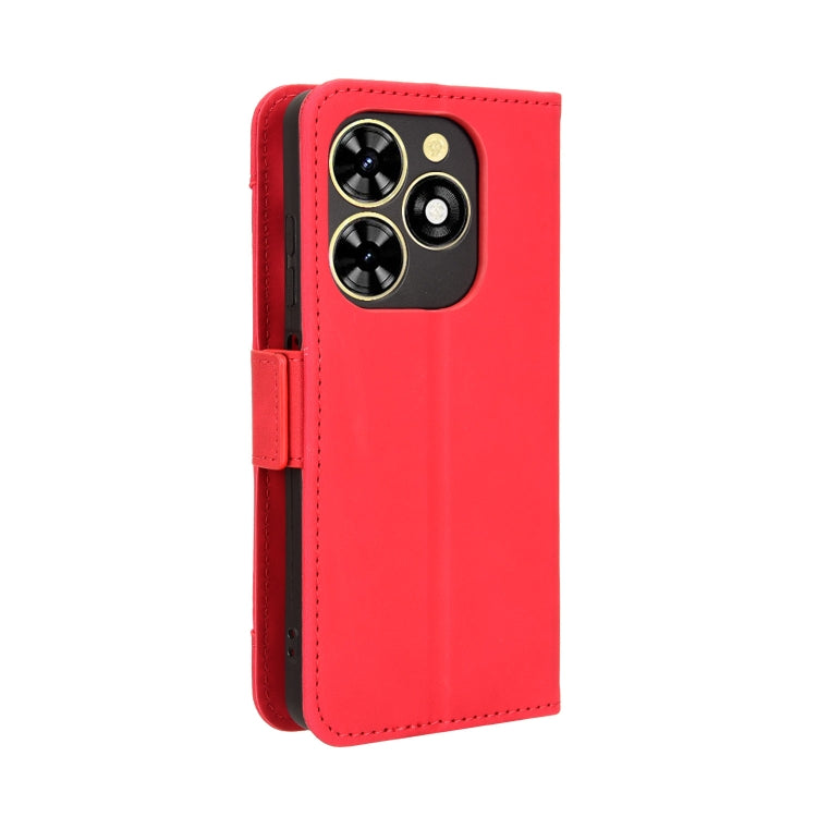 For Tecno Spark Go 2024 / Spark 20C Skin Feel Calf Texture Card Slots Leather Phone Case(Red)