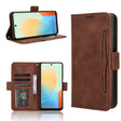 For Tecno Spark Go 2024 / Spark 20C Skin Feel Calf Texture Card Slots Leather Phone Case(Brown) - Tecno Cases by PMC Jewellery | Online Shopping South Africa | PMC Jewellery | Buy Now Pay Later Mobicred