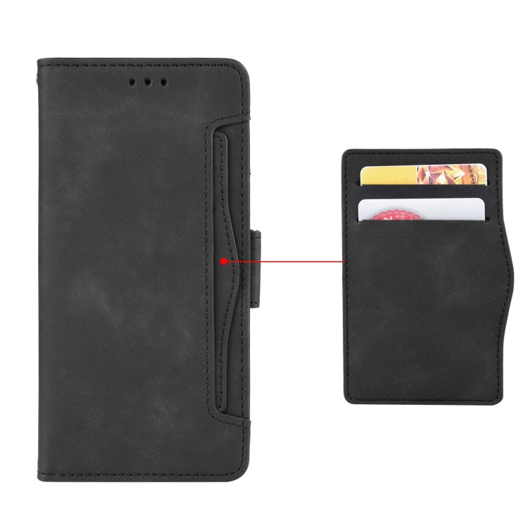 For Sony Xperia 1 VI 2024 Skin Feel Calf Texture Card Slots Leather Phone Case(Black) - Sony Cases by PMC Jewellery | Online Shopping South Africa | PMC Jewellery | Buy Now Pay Later Mobicred