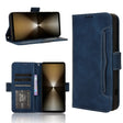 For Sony Xperia 1 VI 2024 Skin Feel Calf Texture Card Slots Leather Phone Case(Blue) - Sony Cases by PMC Jewellery | Online Shopping South Africa | PMC Jewellery | Buy Now Pay Later Mobicred