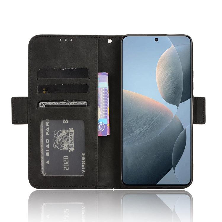 For Xiaomi Redmi K70 / K70 Pro 5G Skin Feel Calf Texture Card Slots Leather Phone Case(Black)