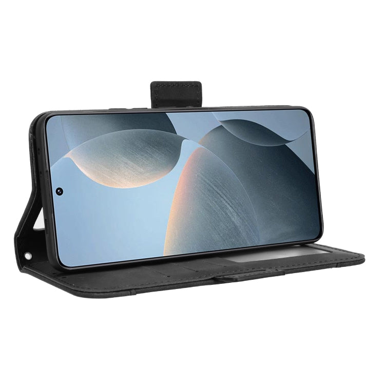 For Xiaomi Redmi K70 / K70 Pro 5G Skin Feel Calf Texture Card Slots Leather Phone Case(Black)
