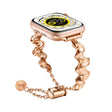Ribbon Wave Metal Watch Band For Apple Watch 9 41mm(Rose Gold) - free shipping - PMC TechLife - Order now!